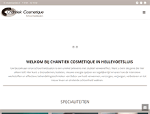 Tablet Screenshot of chantiek.nl